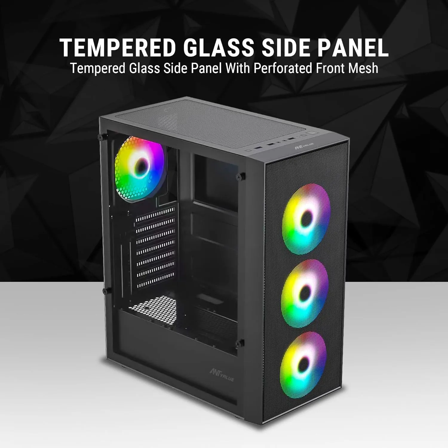 Ant Value Gaming Cabinet VM40 Black view 3